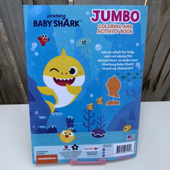 Pink Fong Baby Shark Coloring & Activity Kid Book - Picture 2 of 3